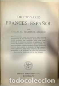 Libri di seconda mano: Diccionario Franc&eacute;s - Espa&ntilde;ol - MART&Iacute;NEZ AMADOR, Emilio: