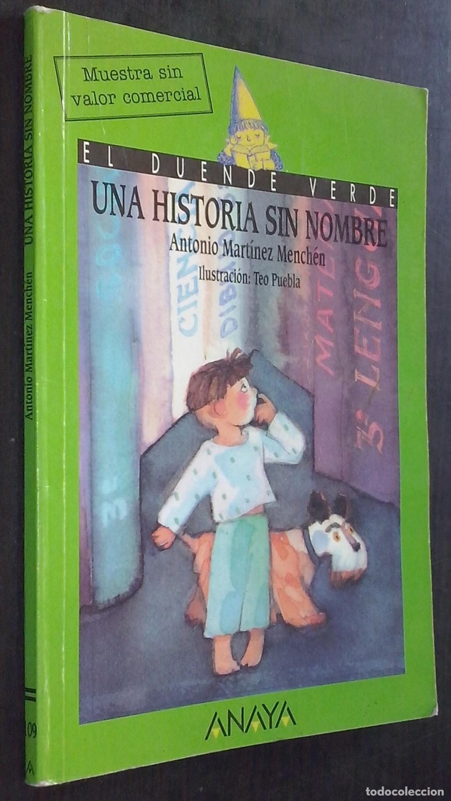 books: Una historia sin nombre - MART&Iacute;NEZ MENCHEN, Antonio:
