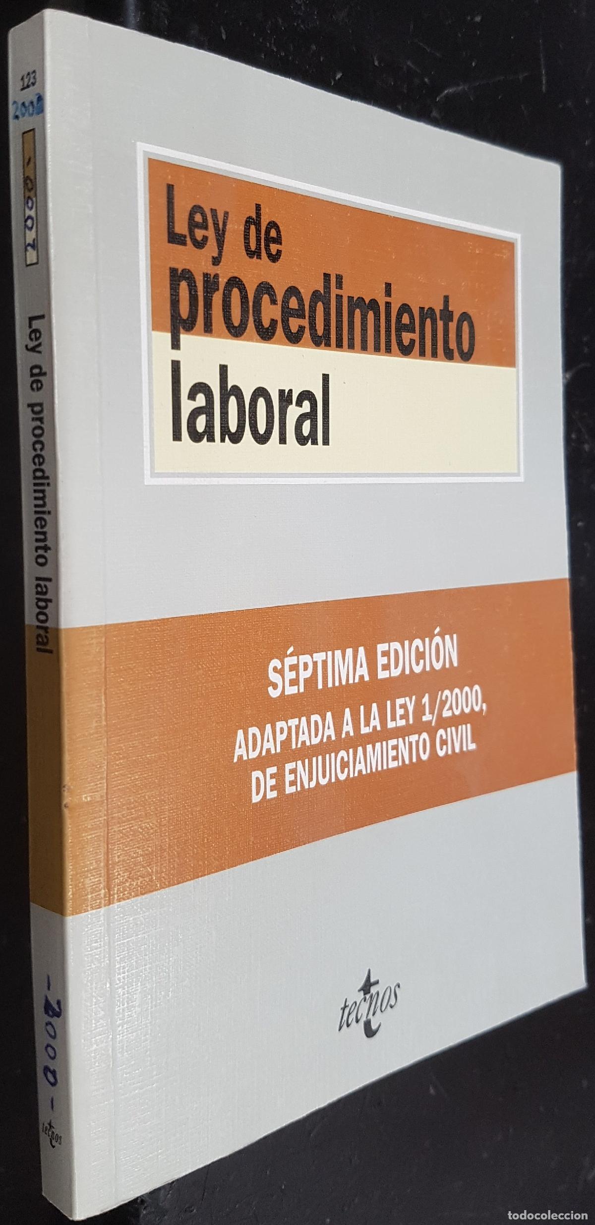 B&uuml;cher: Ley de procedimiento laboral. Edici&oacute;n preparada por .... - MONTOYA MELGAR, Alfredo y R&Iacute;OS SALMER&Oacute;N,