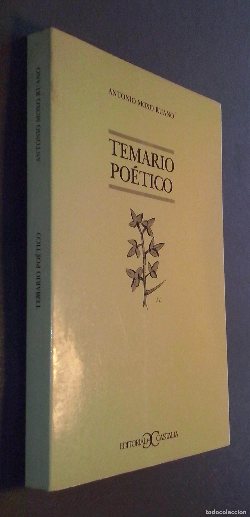 books: Temario po&eacute;tico - MOX&Oacute; RUANO, Antonio:
