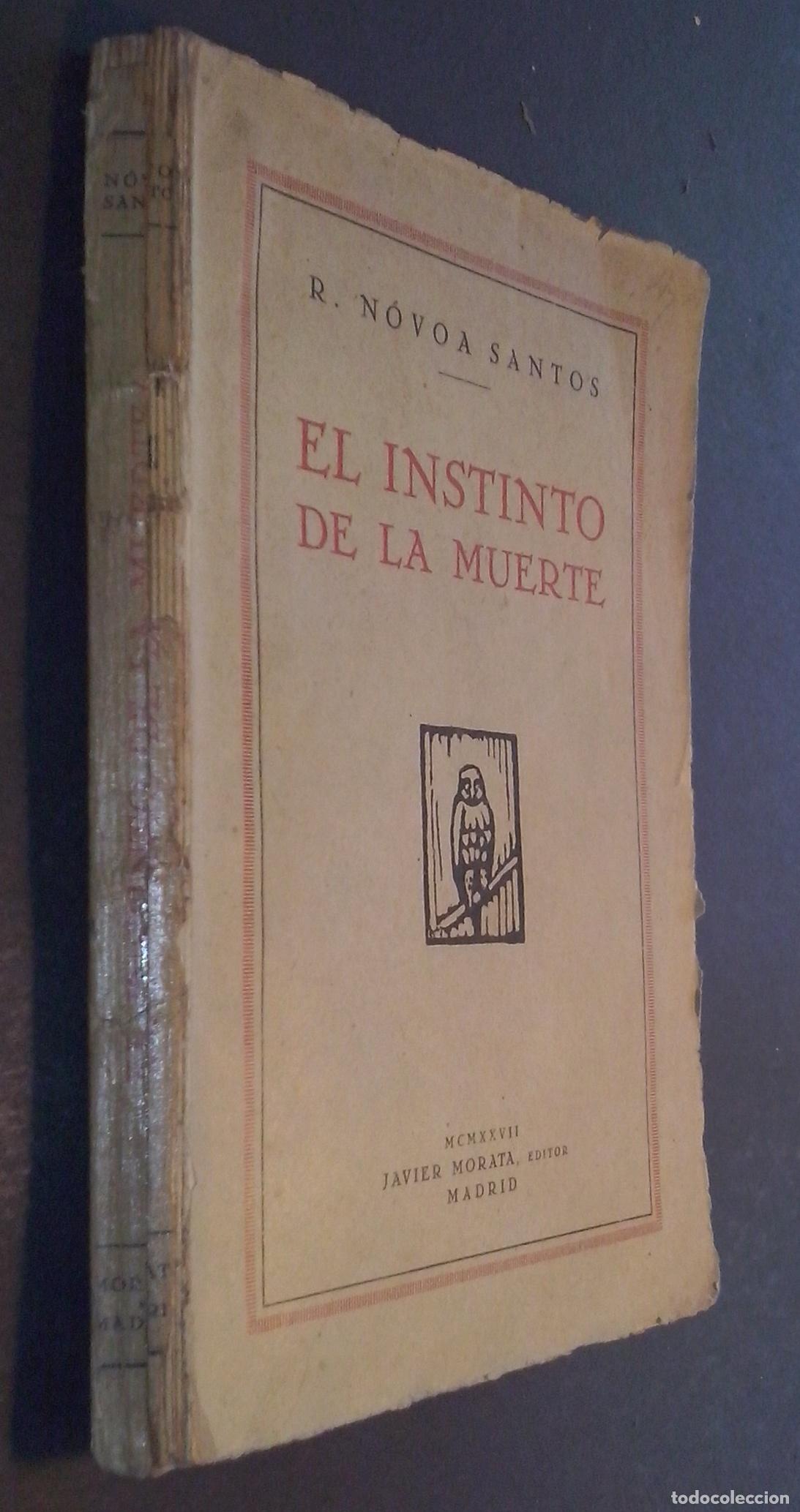 Libros: El instinto de la muerte - NOVOA SANTOS, Roberto: - Foto 1