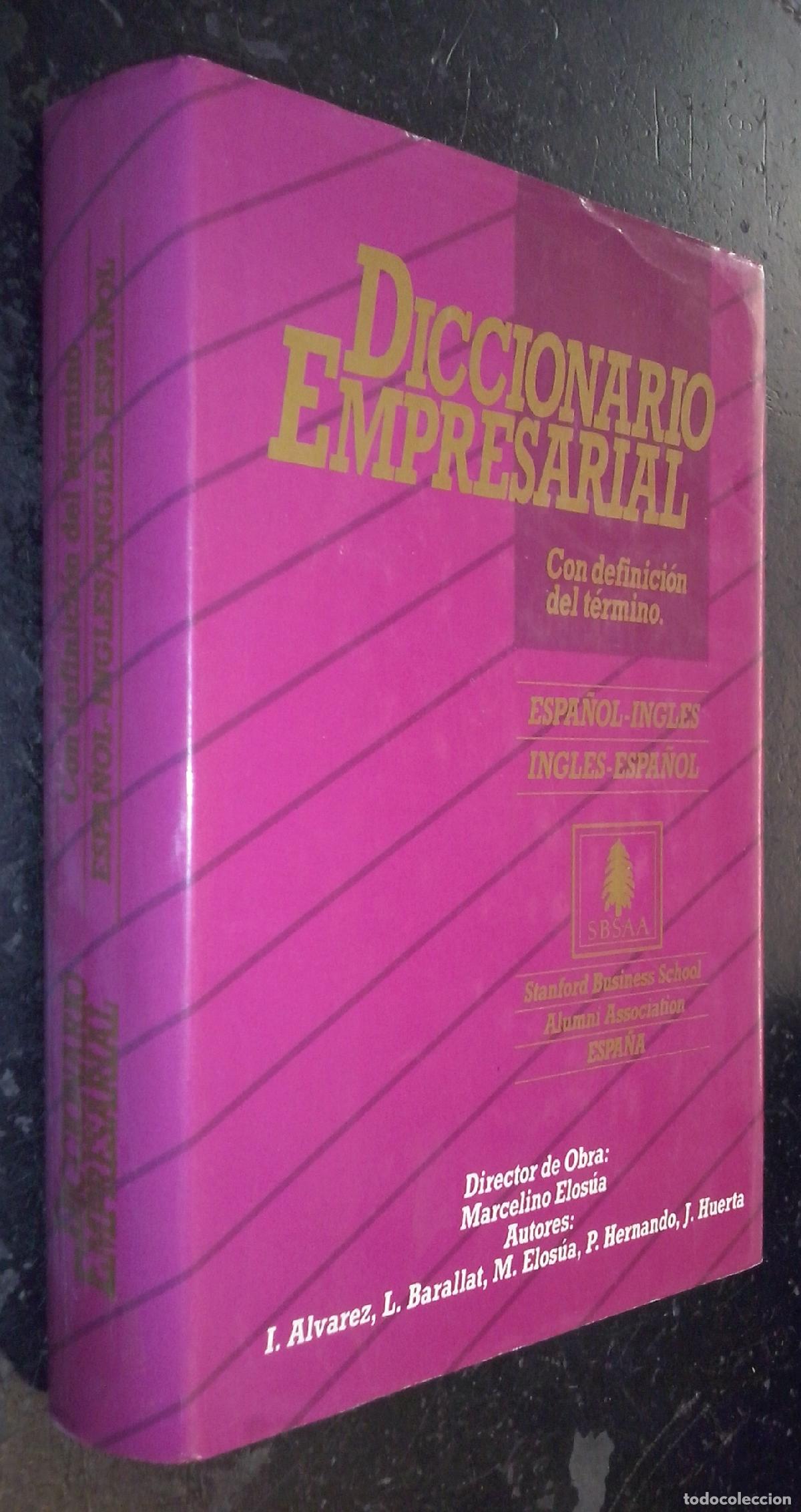 Livros em segunda m&atilde;o: Diccionario empresarial. Con definici&oacute;n del t&eacute;rmino. Espa&ntilde;ol-Ingl&eacute;s Ingl&eacute;s-Espa&ntilde;ol - DICCIONARIO: