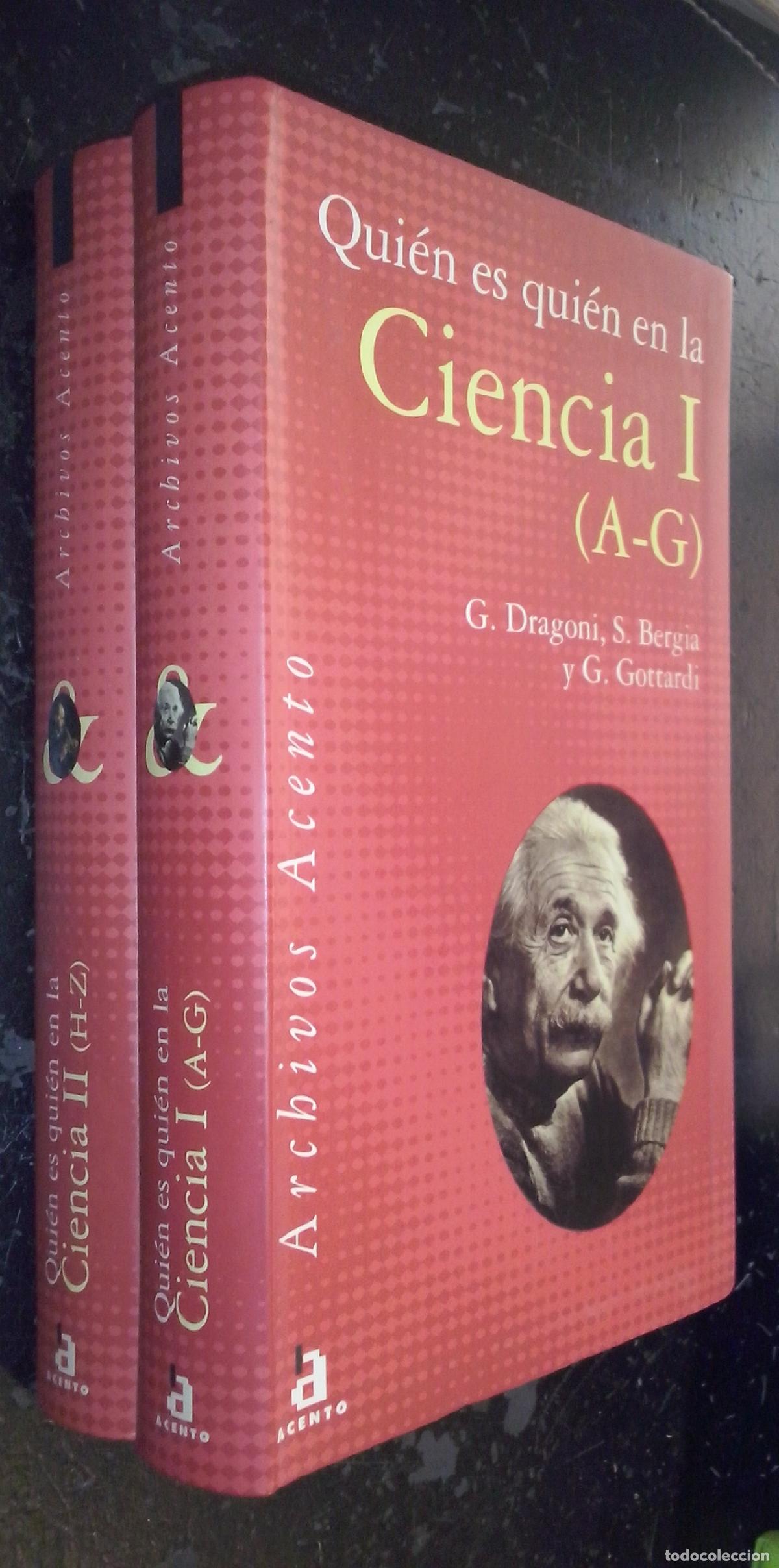 books: Qui&eacute;n es qui&eacute;n en la ciencia. 2 tomos - DRAGONI, Giorgio; BERGIA, Silvio y GOTTARDI, Giovanni: