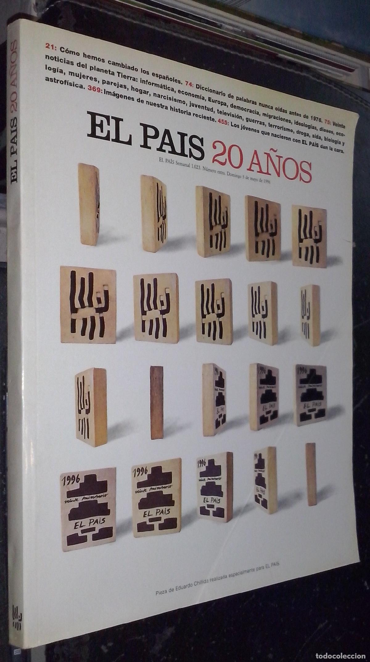Libros: El pa&iacute;s. 20 a&ntilde;os - PERI&Oacute;DICO: - Foto 1
