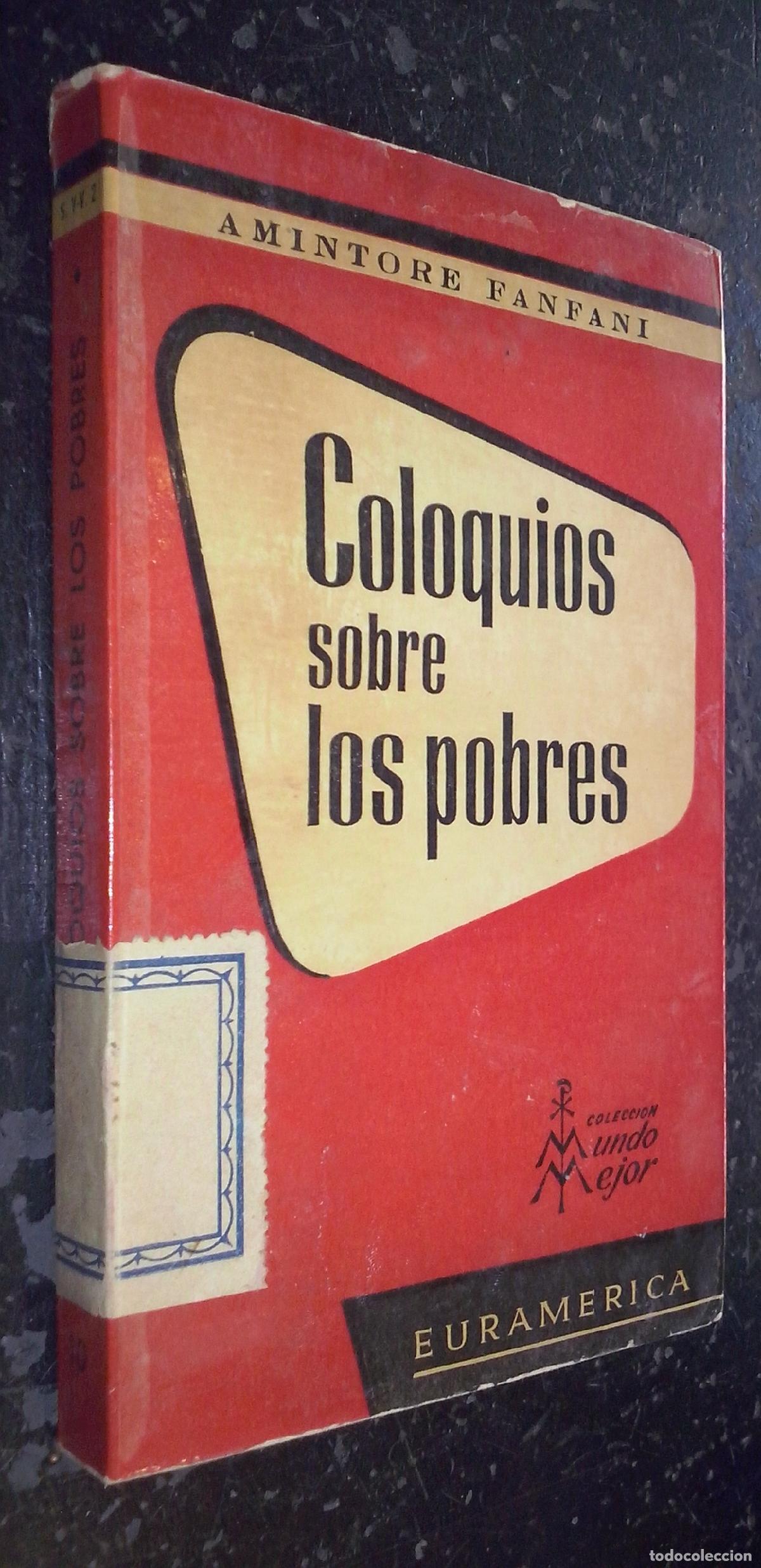 Libros: Coloquios sobre los pobres - FANFANI, Amintore: - Foto 1