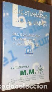 Libros: Cuestionario del alumno del reglamento de circulaci&oacute;n y seguridad vial - PONS Y TORRES, Pablo: