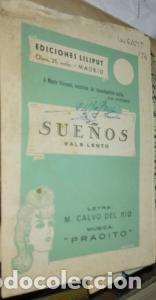 Libros: Sue&ntilde;os. Vals lento - PRADITO y CALVO DEL R&Iacute;O, M.: - Foto 1