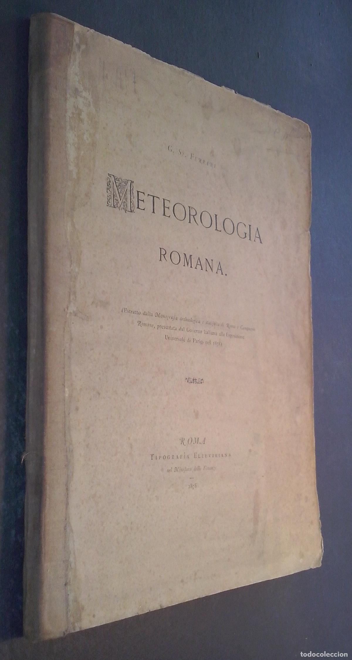Libros: Meteorolog&iacute;a romana - FERRARI, G. ST.: