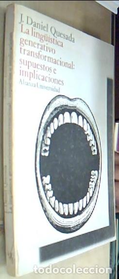 B&uuml;cher: La ling&uuml;&iacute;stica generativo transformacional: supuestos e implicaciones - QUESADA, J. Daniel: