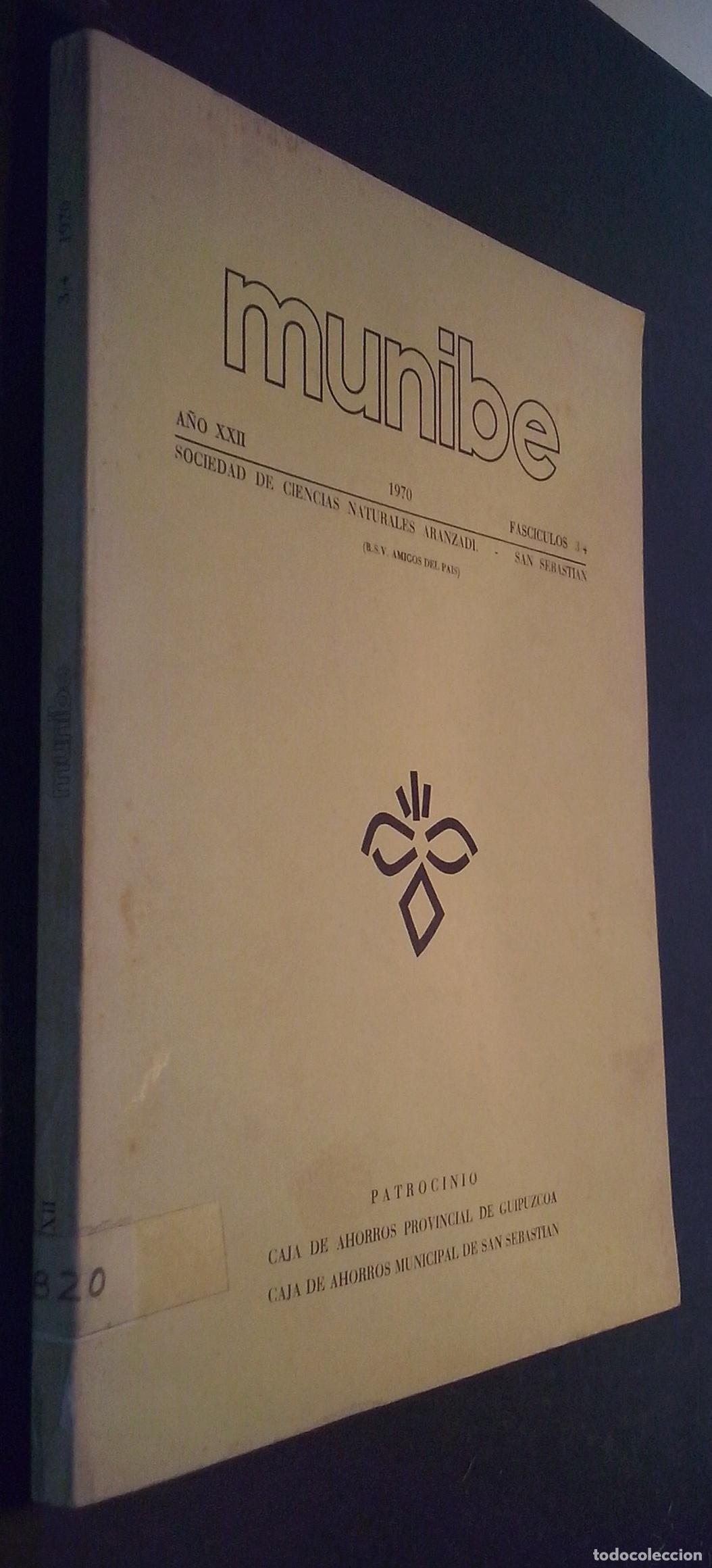 Libros: Munibe. A&ntilde;o XXII. 1970. Fasc&iacute;culos 3/4 - REVISTA: