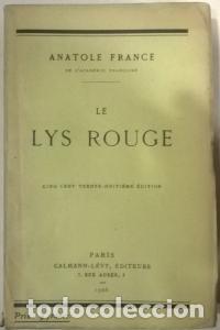 B&uuml;cher: Le lis rouge - FRANCE, Anatole: