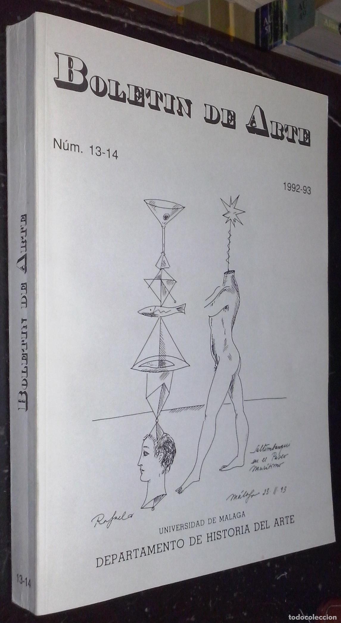 Libros: Bolet&iacute;n de arte. N&ordm; 13-14 - REVISTA: