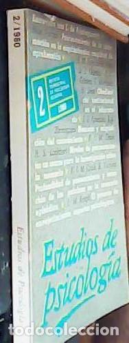 Libros: Estudios de psicolog&iacute;a. Revista trimestral de psicolog&iacute;a general 2, 1980 - REVISTA: