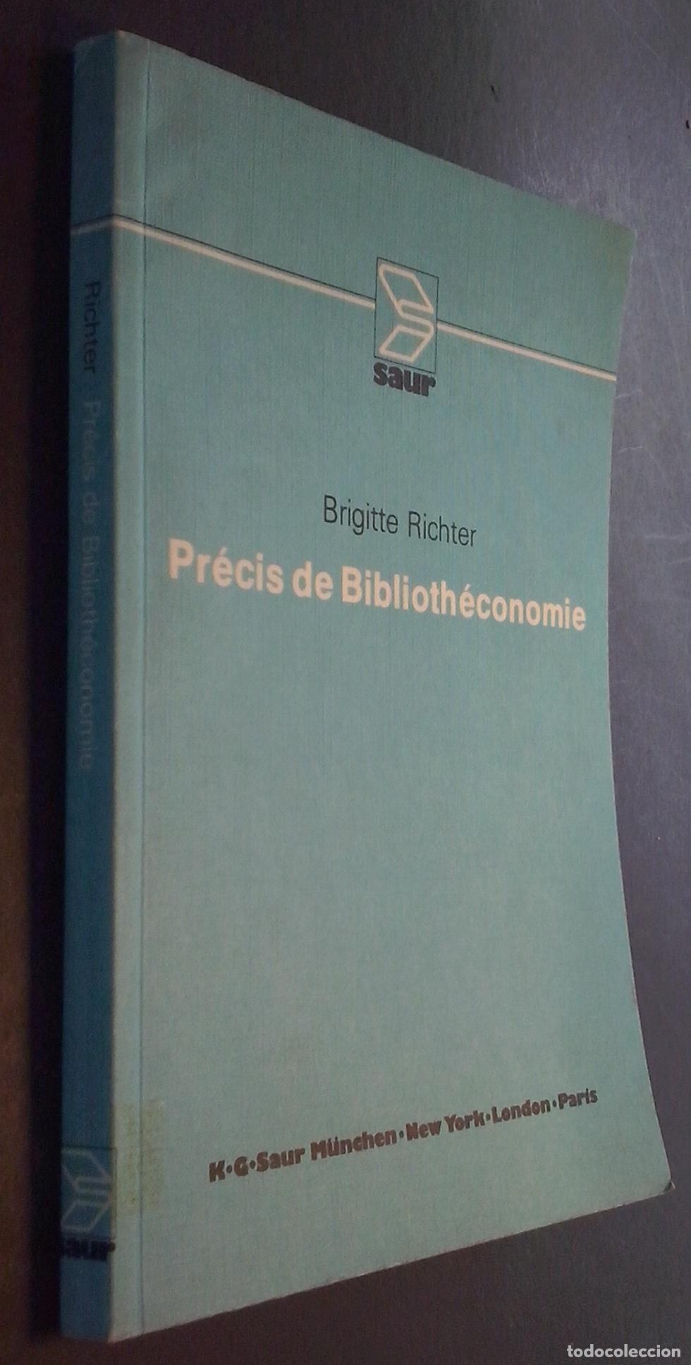 Libros: Pr&eacute;cis de Biblioth&eacute;conomie - RICHTER, Brigitte: - Foto 1