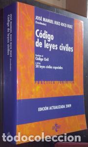 Libri di seconda mano: C&oacute;digo de leyes civiles. Contiene el C&oacute;digo civil y 50 leyes civiles espaolas. Edici&oacute;n actualizada 2