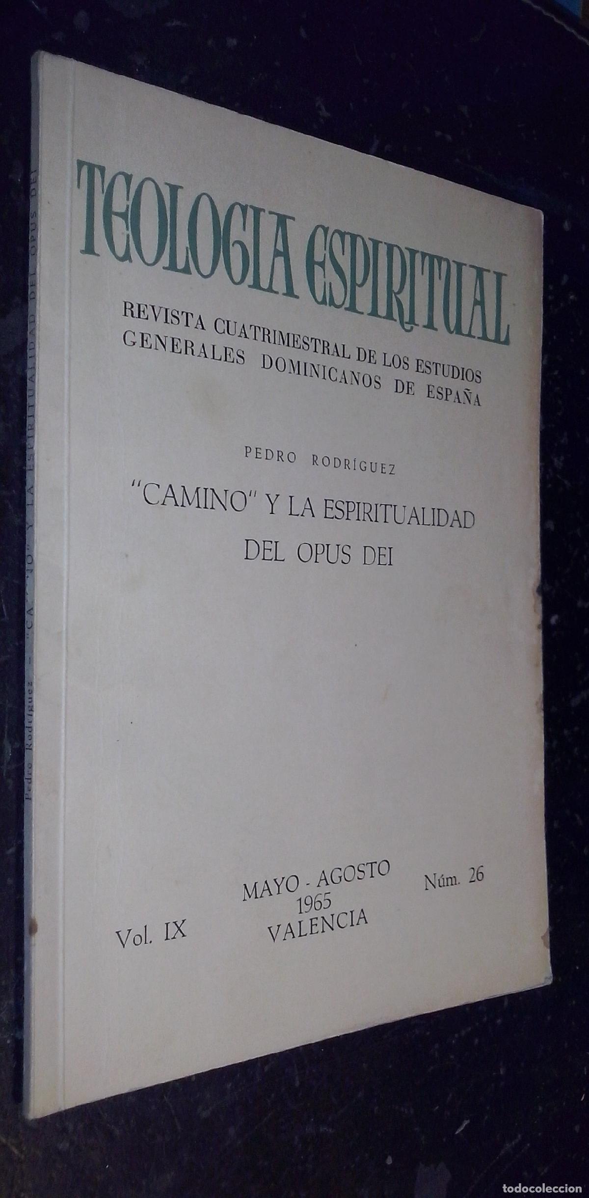 B&uuml;cher: Teolog&iacute;a espiritual. Revista cuatrimestral de los estudios generales dominicanos de Espa&ntilde;a. Vol. IX.