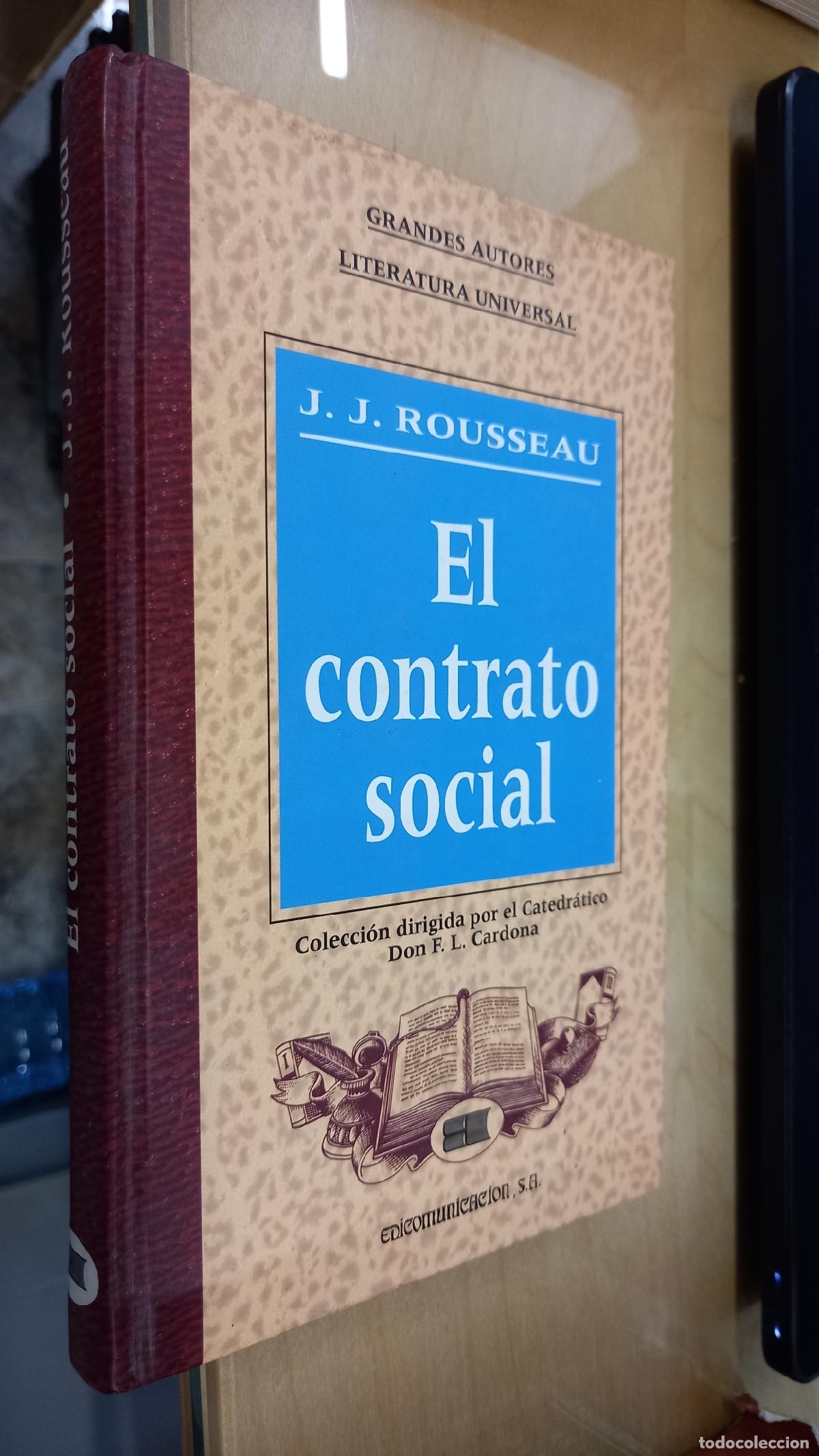 Libros: El contrato social - ROUSSEAU, J.J.: - Foto 1