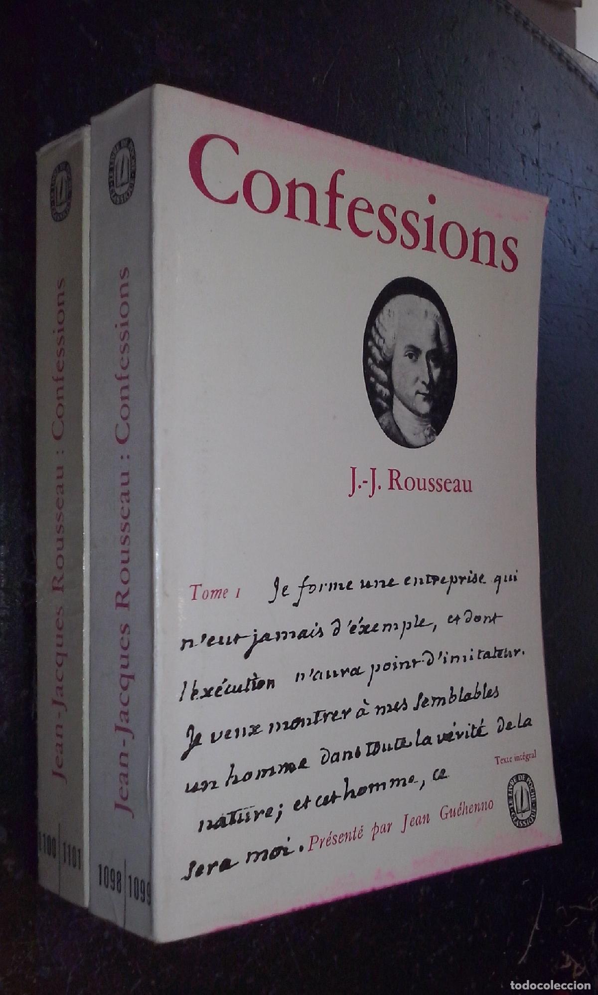 Libros: Confessions. 2 tomes - ROUSSEAU, J. J.: