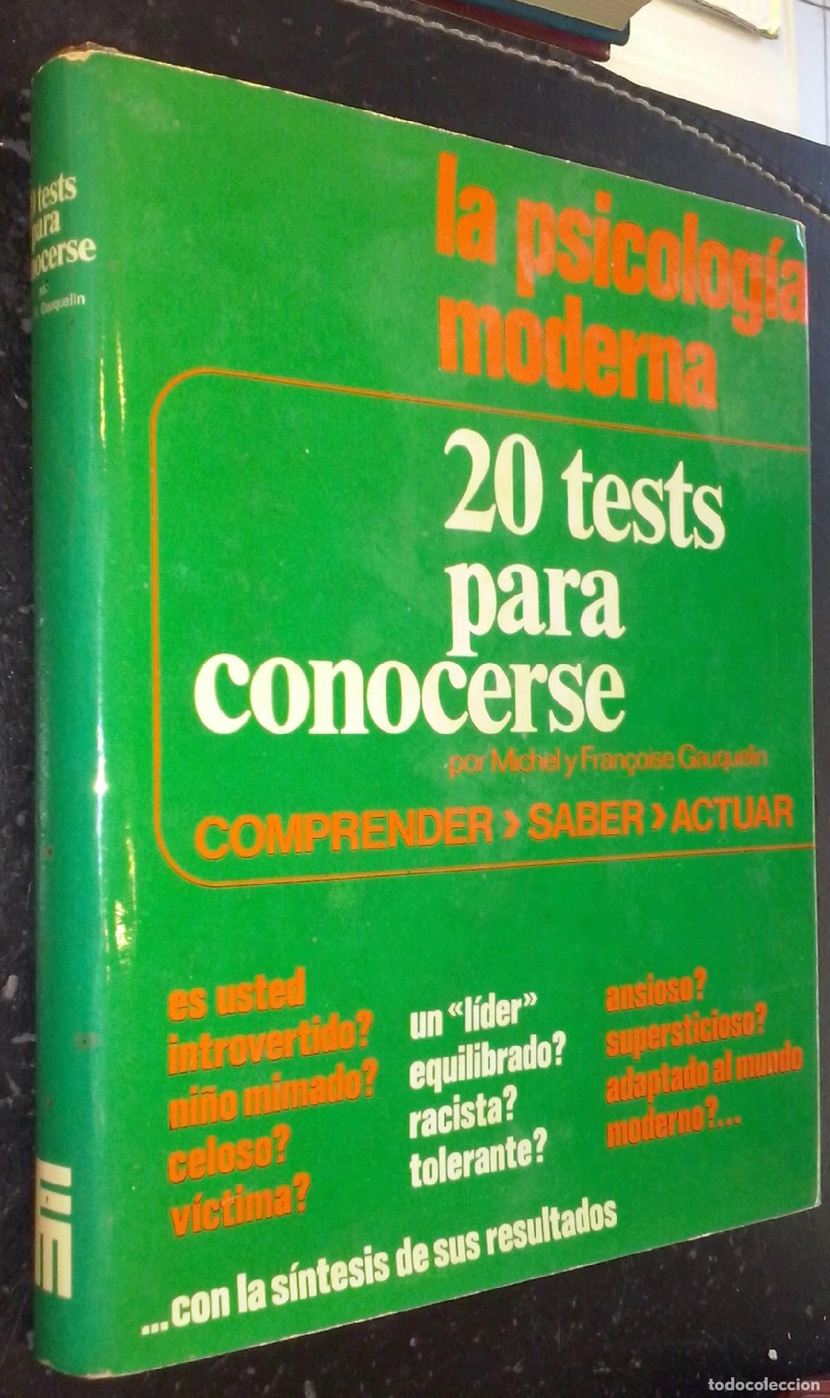 Livres: 20 test para conocerse - GAUQUELIN, Michel y Fran&ccedil;oise: