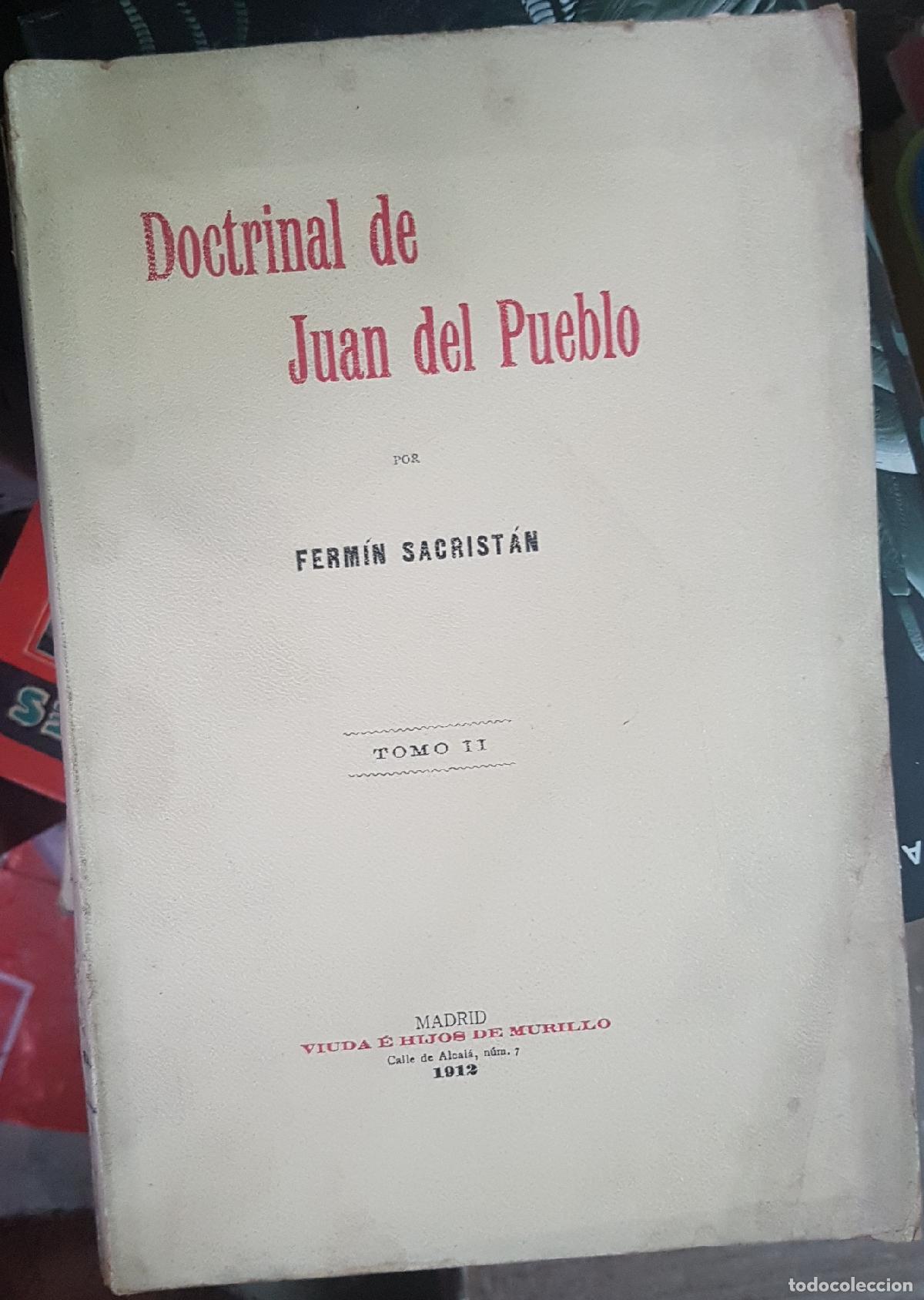 B&uuml;cher: Doctrinal de Juan del Pueblo. Tomo II - SACRIST&Aacute;N, Ferm&iacute;n: