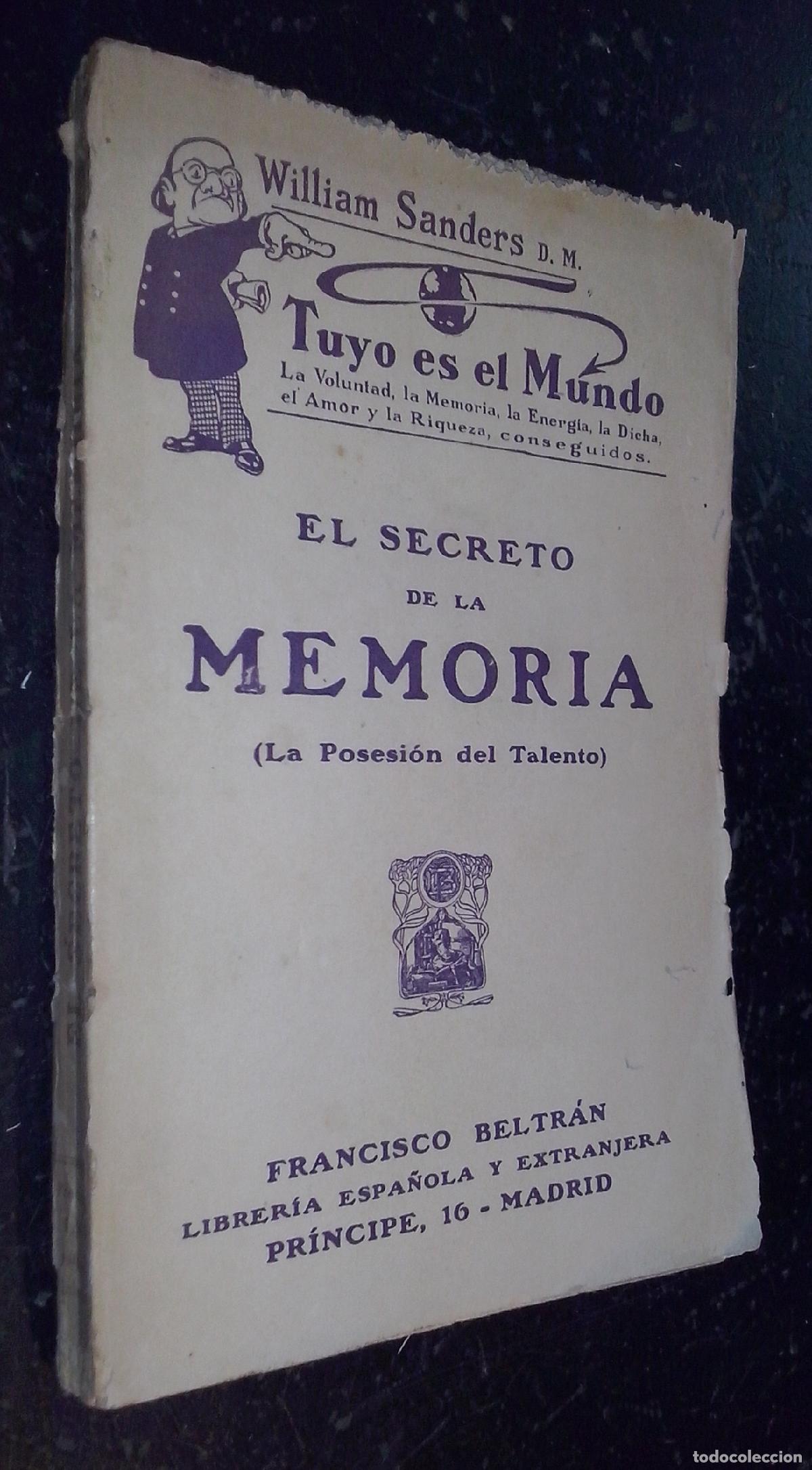Libri di seconda mano: El secreto de la memoria (La posesi&oacute;n del talento) - SANDERS, William:
