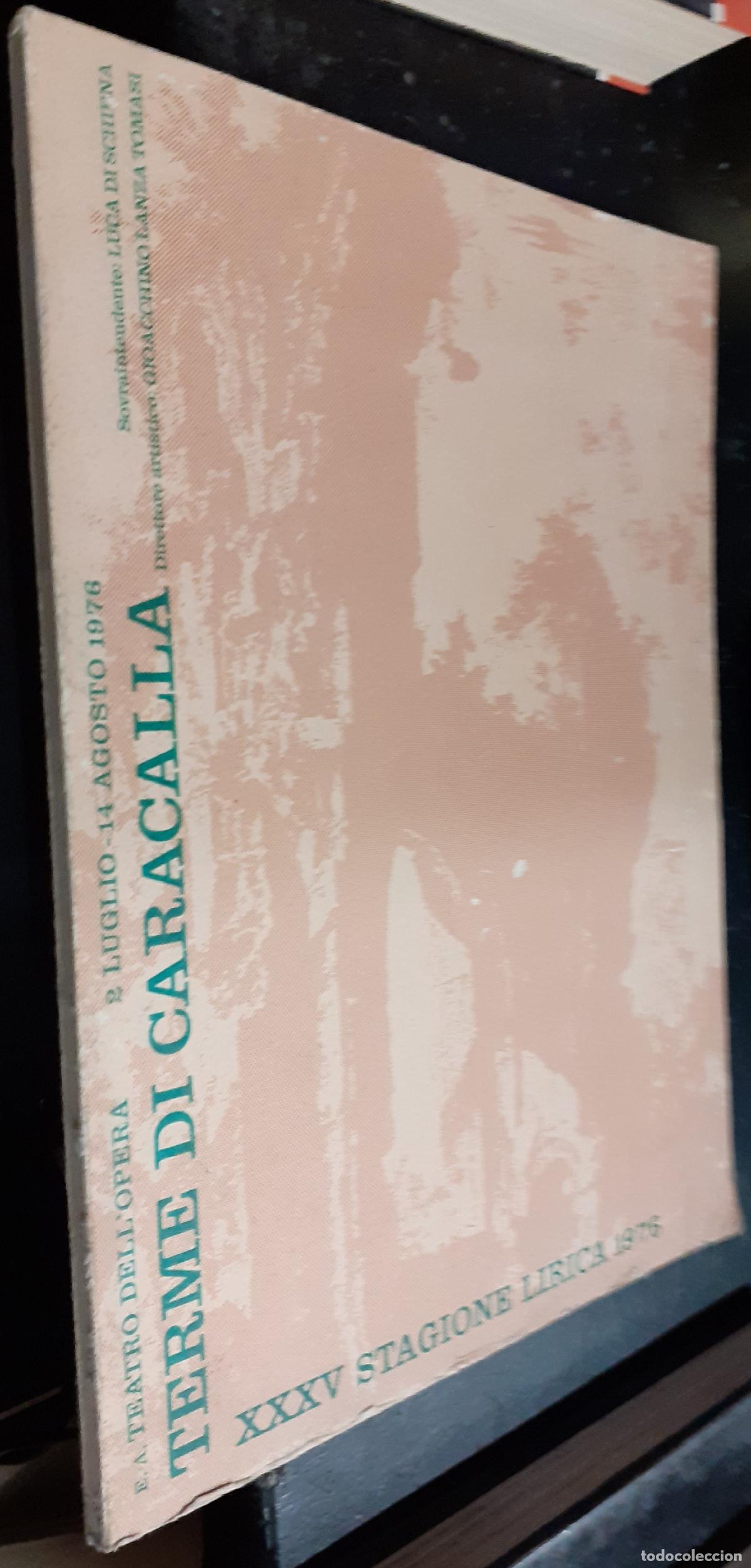 Libros: Terme di Caracalla. XXXV Stagione lirica 1976 - SCHIENA, Luca de: