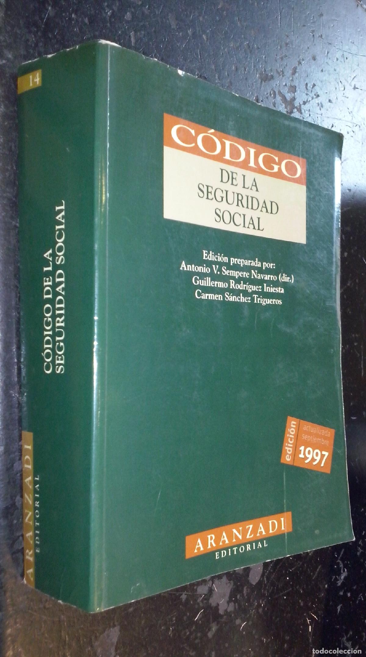 Libros: C&oacute;digo laboral y de seguridad social - SEMPERE NAVARRO, Antonio V.; RODR&Iacute;GUEZ INIESTA, Guillermo y S