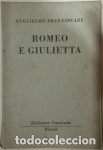 Libros: Romeo e Giulietta - SHAKESPEARE, Guglielmo: