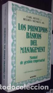 B&uuml;cher: Los principios b&aacute;sicos del management. Manual de gesti&oacute;n empresarial - HEYEL, Carl y MENKUS, Belden: