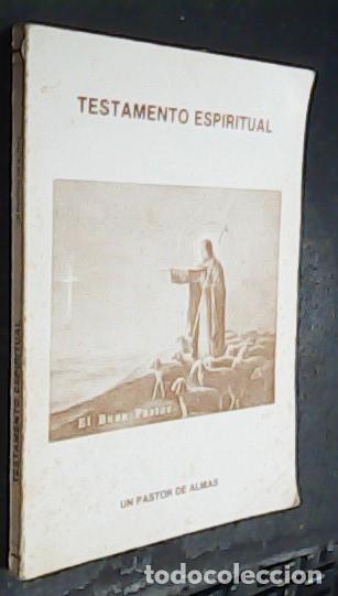 Libros: Testamento espiritual - UN PASTOR DE ALMAS: - Foto 1