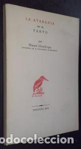 Libri di seconda mano: La ataraxia en el parto - USANDIZAGA, Manuel: