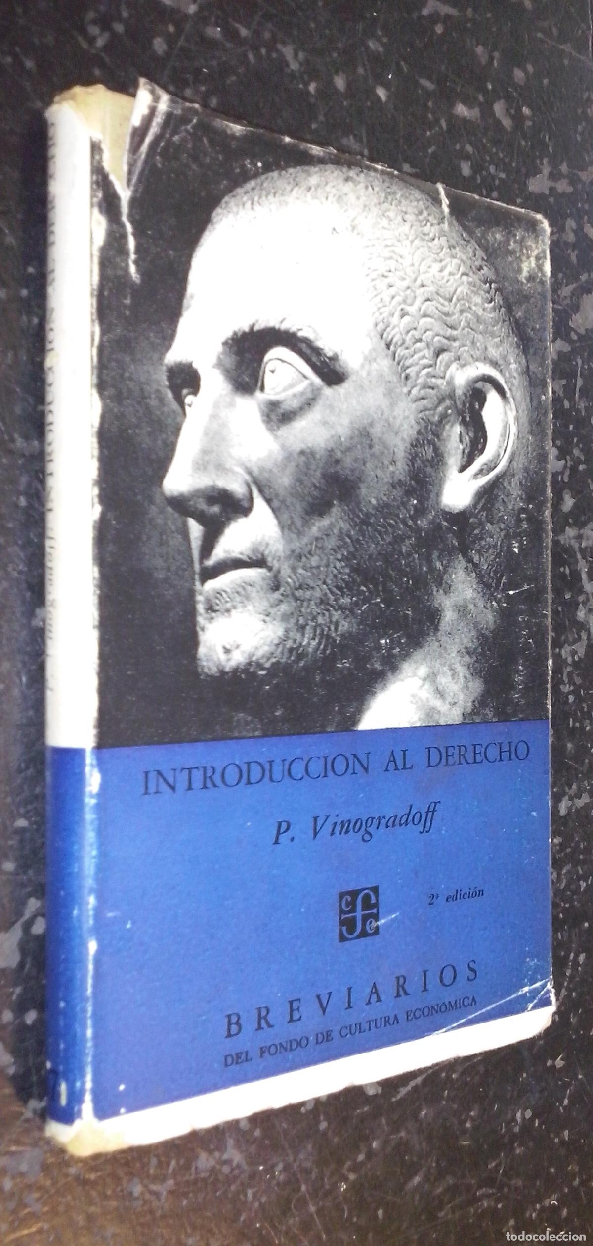 Libros: Introducci&oacute;n al derecho - VINOGRADOFF, P.: - Foto 1