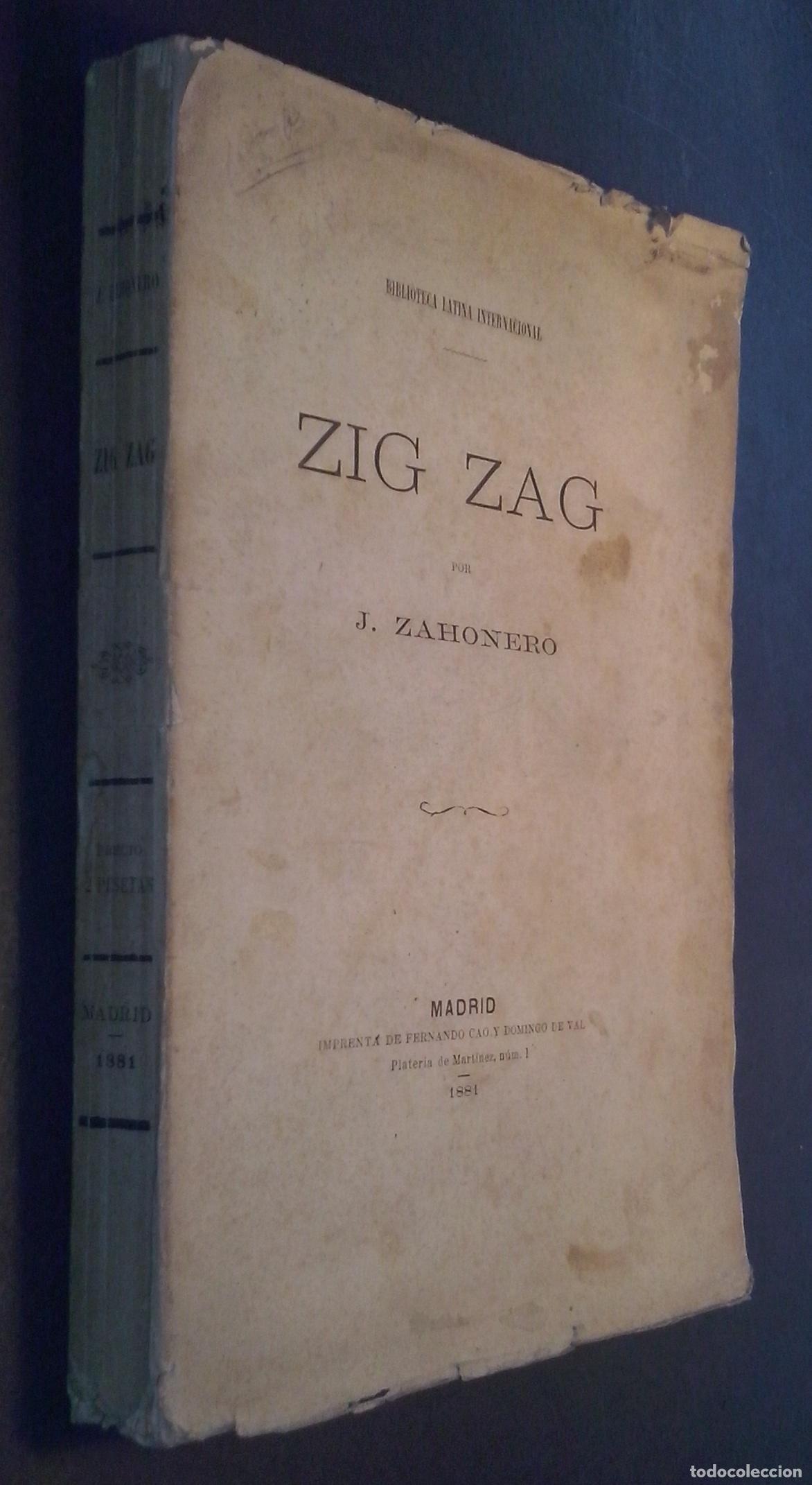 Libros: Zig Zag - ZAHONERO, J.: - Foto 1