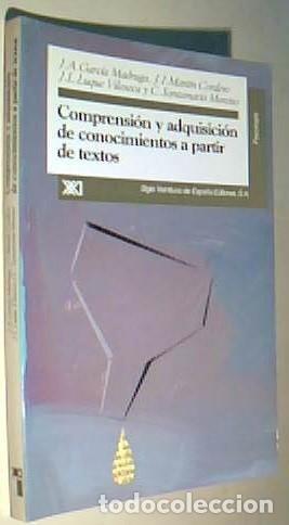B&uuml;cher: Comprensi&oacute;n y adquisici&oacute;n de conocimientos a partir de textos - GARCIA MADRUGA, Juan Antonio y OTROS