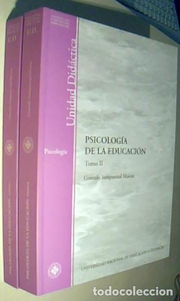 Libri di seconda mano: Psicolog&iacute;a de la educaci&oacute;n. 2 tomos - SAMPASCUAL MAICAS, Gonzalo: