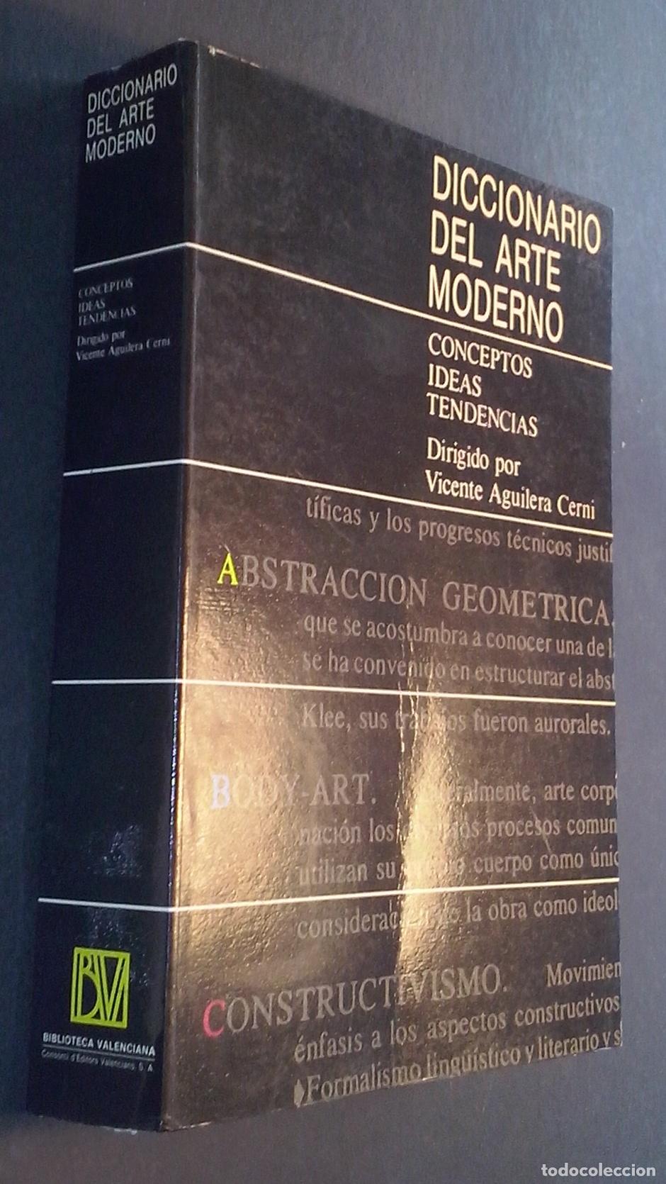 Livres: Diccionario del arte moderno. Conceptos, ideas, tendencias - AGUILERA CERNI, Vicente: