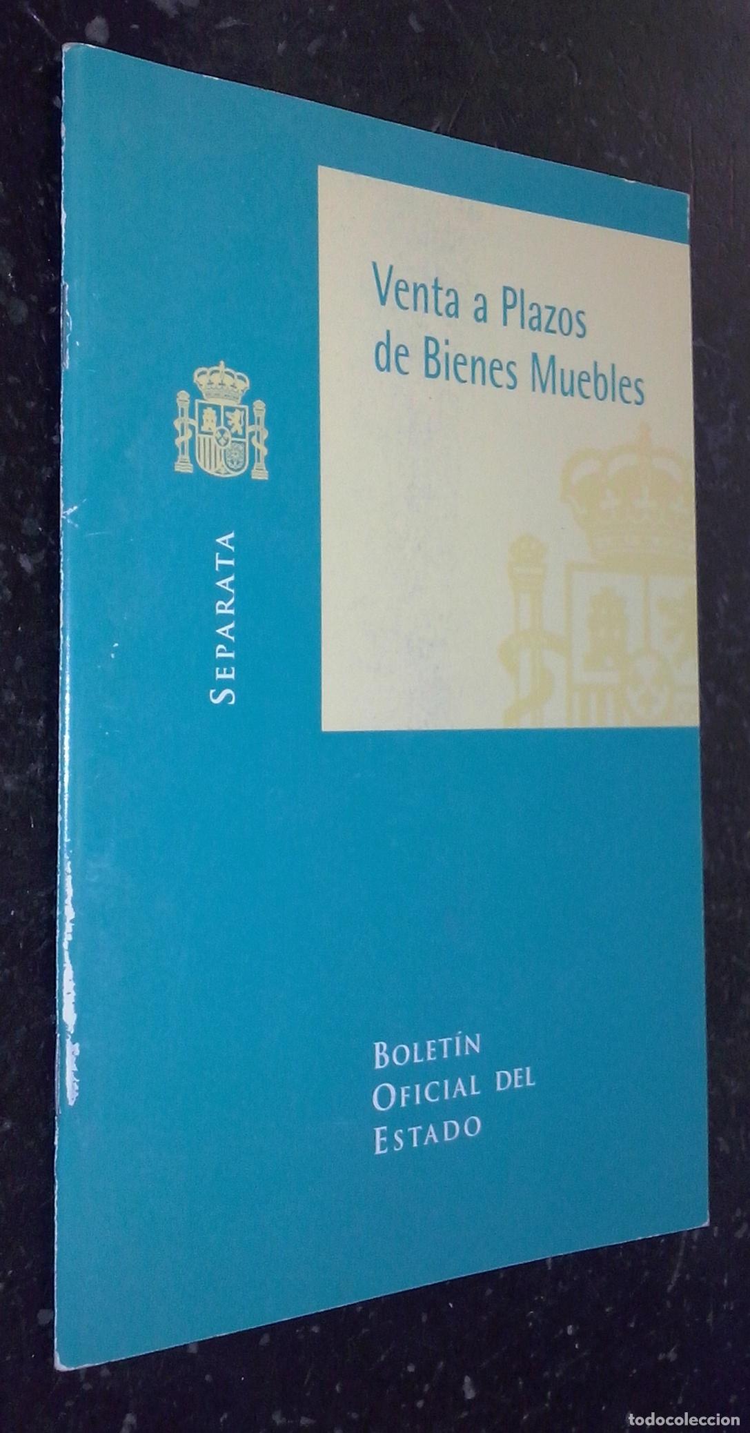 Libros: Venta a plazos de bienes muebles. Separata - LEYES: - Foto 1