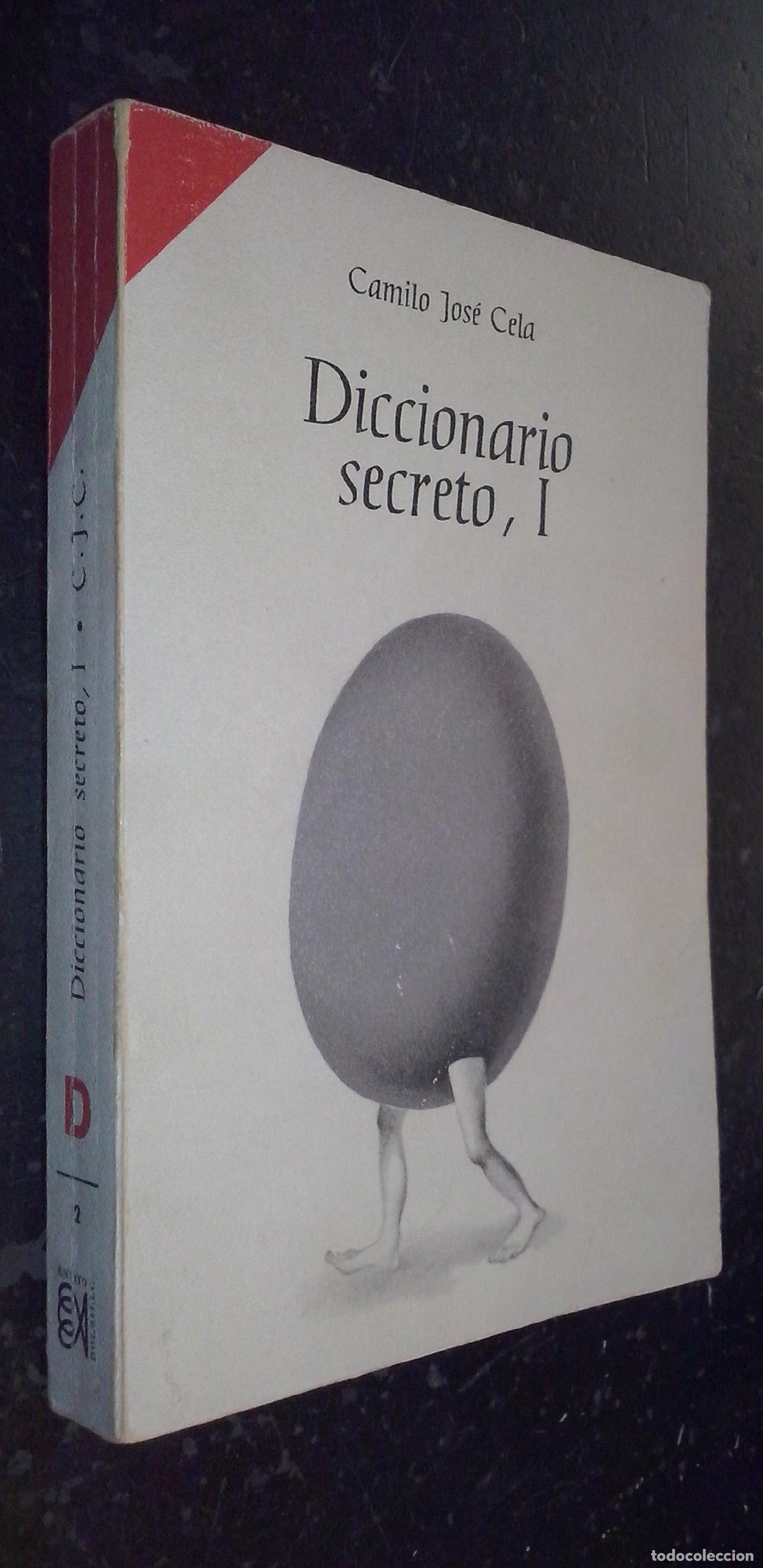B&uuml;cher: Diccionario secreto, I: Series coleo y afines - CELA, Camilo Jos&eacute;: