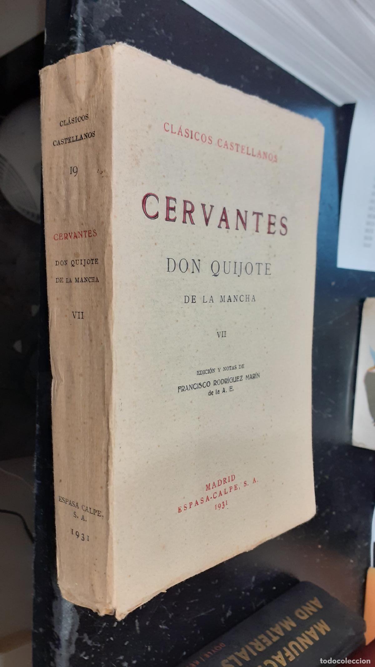 books: Don Quijote de la Mancha. VII - CERVANTES: