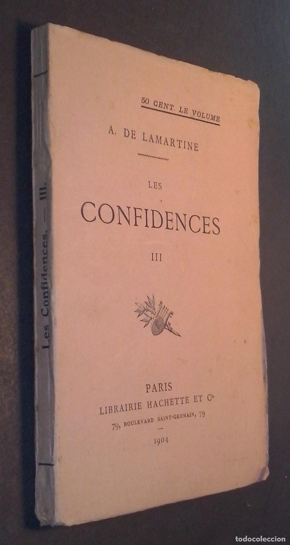 B&uuml;cher: Oeuvres de... Les confidences III - LAMARTINE, A. de: