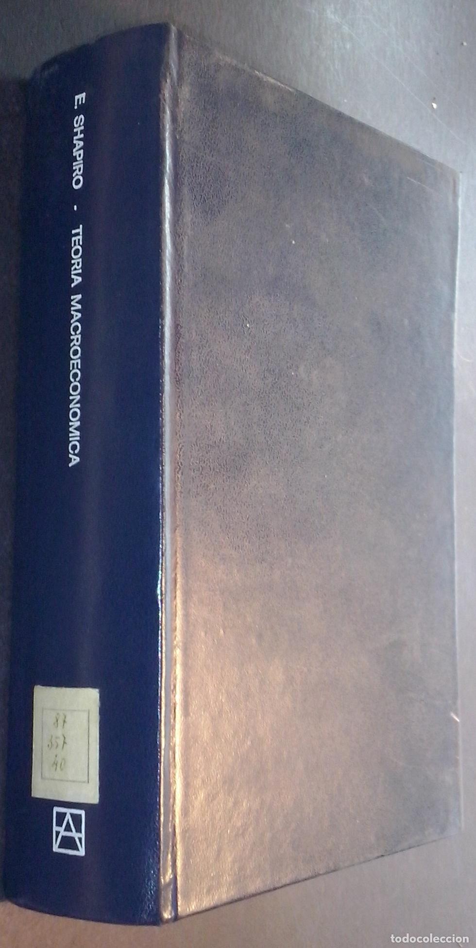 Libros: Teoria macroeconomica - SHAPIRO, Edward: