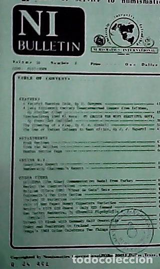 Libros: NI Bulletin. February 1982. Volume 16. Number 2 - AA.VV. - NUMISMATICS: