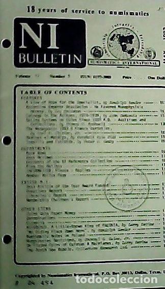 Libros: NI Bulletin. May 1983. Volume 17. Number 5 - AA.VV. - NUMISMATICS: