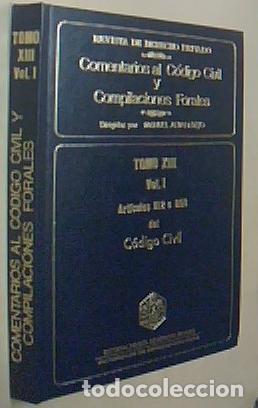 Libri di seconda mano: Comentarios al C&oacute;digo civil y Compilaciones Forales. Tomo XIII. Volumen 1. Art&iacute;culos 912 a 958 del C
