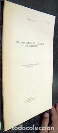 Libri di seconda mano: Lope, Don Pedro de C&aacute;rdenas y Los Cardenios. Separata de La Revista de Filolog&iacute;a Espa&ntilde;ola - ALONSO,