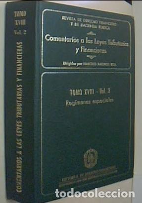 books: Reg&iacute;menes especiales. Tomo XVIII - Volumen 2 - AMOROS RICA, Narciso: