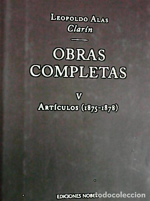 Libros: Obras completas - Alas, Leopoldo: - Foto 1