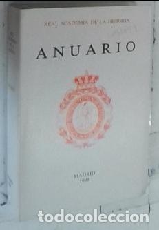 Libros: Real Academia Espa&ntilde;ola 1998 - ANUARIO: - Foto 1