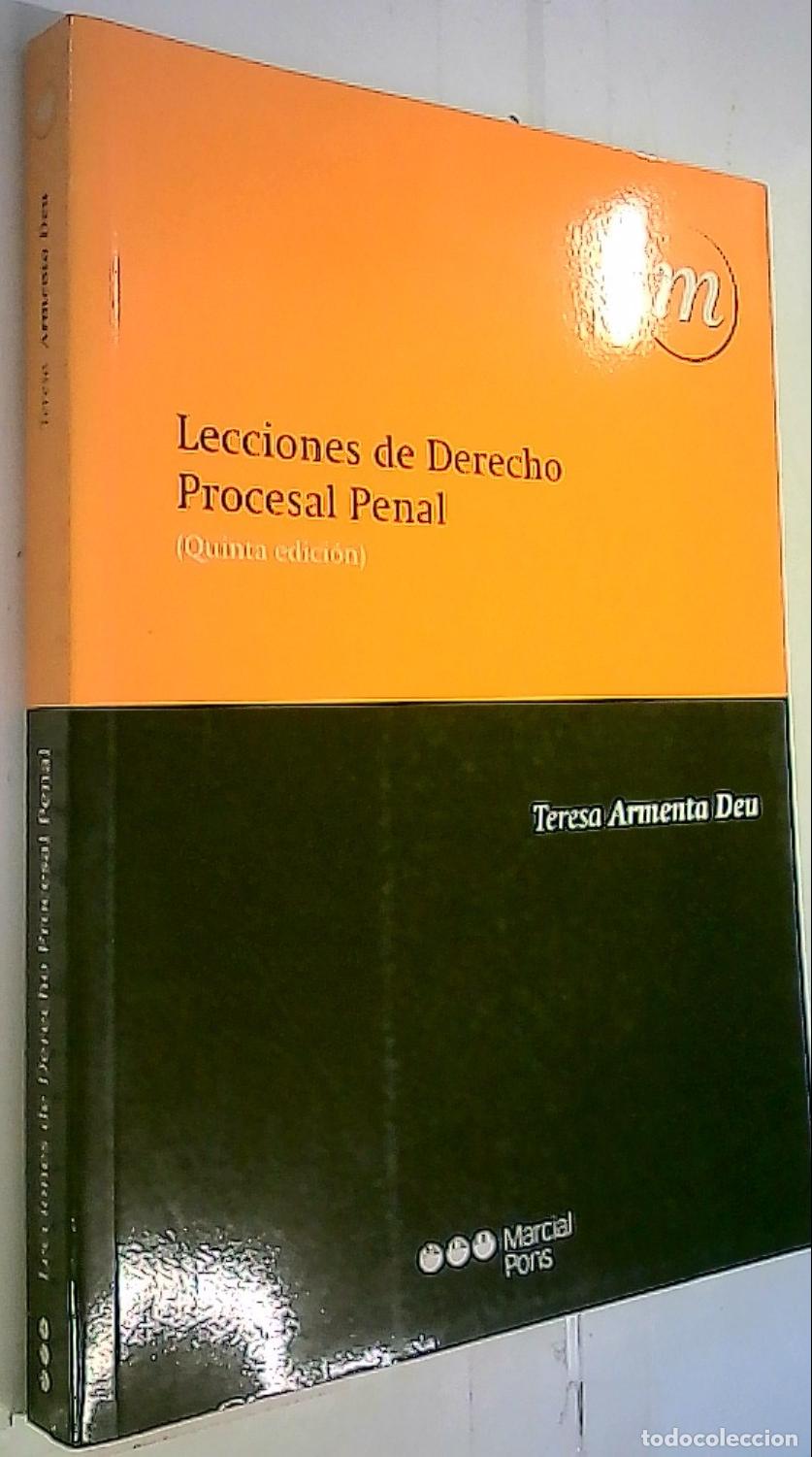 Libri di seconda mano: Lecciones de derecho procesal penal - Armenta Deu, Teresa: