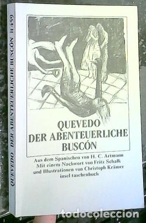 Libros: Quevedo der Abenteuerliche Busc&oacute;n. Aus dem Sapanischen von... - ARTMANN, H. C. :